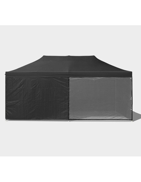 3x6 MT NERO Gazebo pieghevole impermeabile con pareti Acciaio 3cm - 18