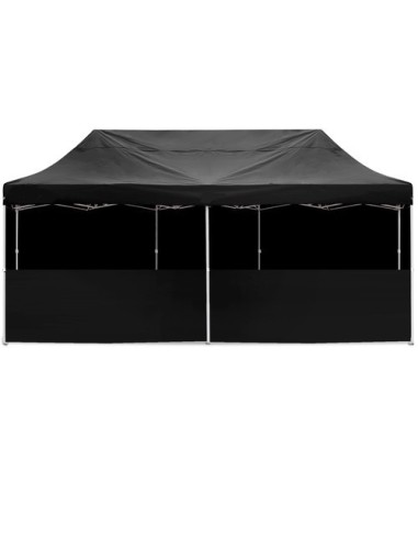 3x6 MT NERO Gazebo pieghevole impermeabile con pareti Acciaio 3cm - 15