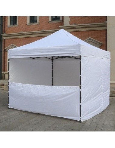 3x3 MT BIANCO Gazebo pieghevole impermeabile con pareti Acciaio 3cm - 2