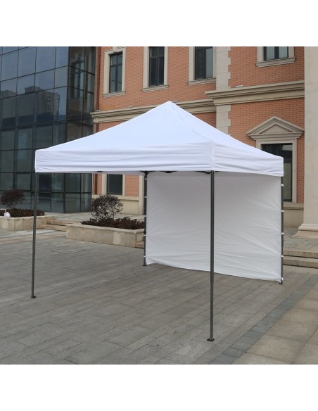 3x3 MT BIANCO Gazebo pieghevole impermeabile con pareti Acciaio 3cm - 5