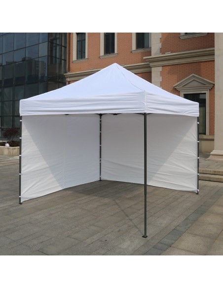 3x3 MT BIANCO Gazebo pieghevole impermeabile con pareti Acciaio 3cm - 6