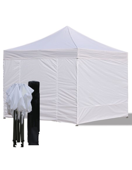 3x3 MT BIANCO Gazebo pieghevole impermeabile con pareti Acciaio 3cm - 12