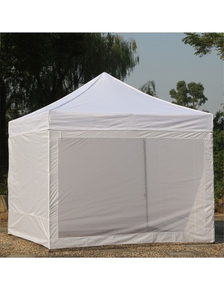 3x3 MT BIANCO Gazebo pieghevole impermeabile con pareti Acciaio 3cm - 13