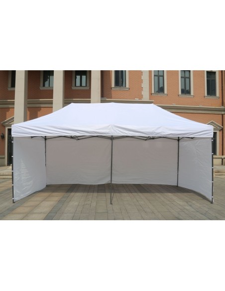 3x6 MT BIANCO Gazebo pieghevole impermeabile con pareti - 9
