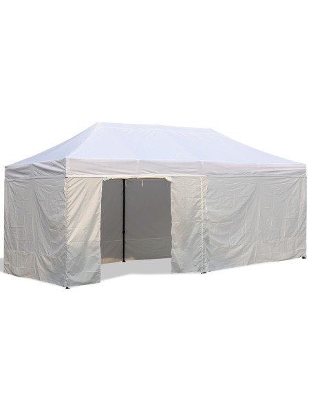 3x6 MT BIANCO Gazebo pieghevole impermeabile con pareti - 2
