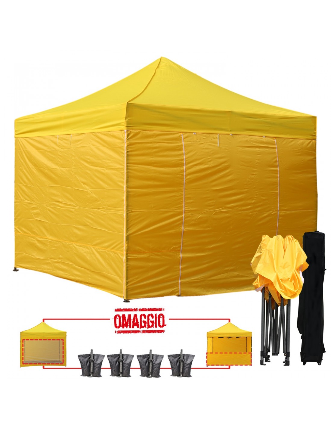 Gazebo pieghevole 3 x 3 - Caravanbacci