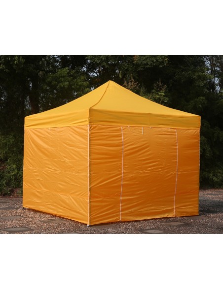 3x3 MT GIALLO Gazebo pieghevole impermeabile con pareti Acciaio 3cm - 3