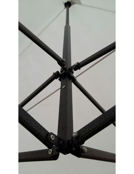 3x3 MT BIANCO Gazebo pieghevole impermeabile con pareti Acciaio 3cm - 14