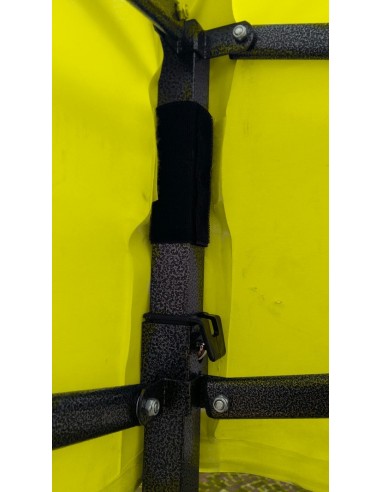 3x3 MT GIALLO Gazebo pieghevole impermeabile con pareti Acciaio 3cm - 7