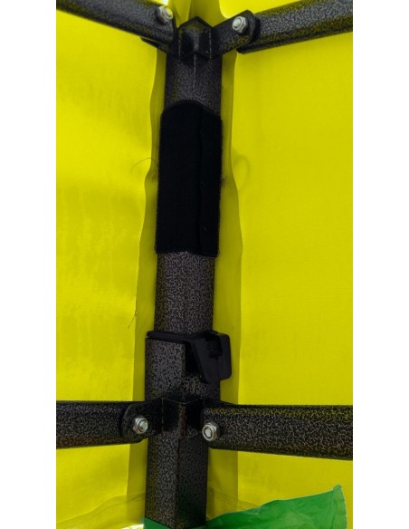 3x3 MT GIALLO Gazebo pieghevole impermeabile con pareti Acciaio 3cm - 10