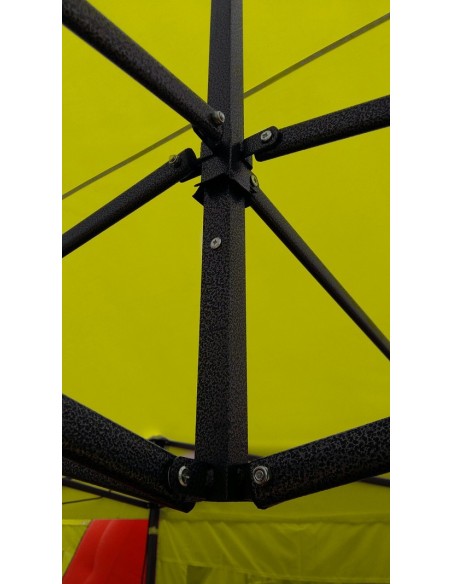 3x3 MT GIALLO Gazebo pieghevole impermeabile con pareti Acciaio 3cm - 11