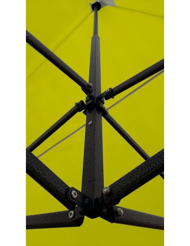 3x3 MT GIALLO Gazebo pieghevole impermeabile con pareti Acciaio 3cm - 12