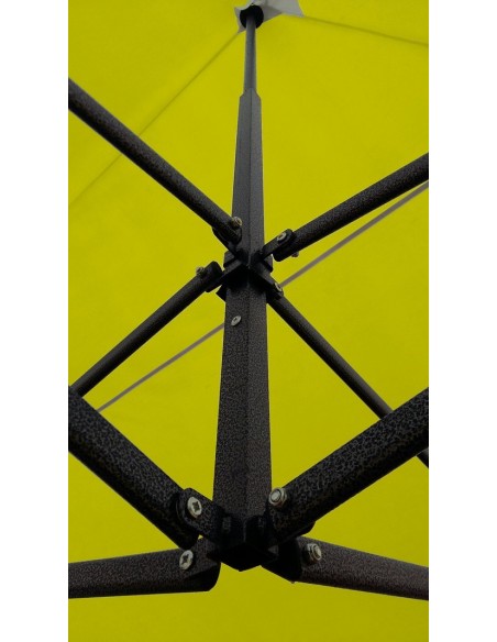 3x3 MT GIALLO Gazebo pieghevole impermeabile con pareti Acciaio 3cm - 12