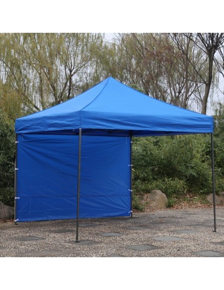 3x3 MT BLU Gazebo pieghevole impermeabile con pareti Acciaio 3cm - 3