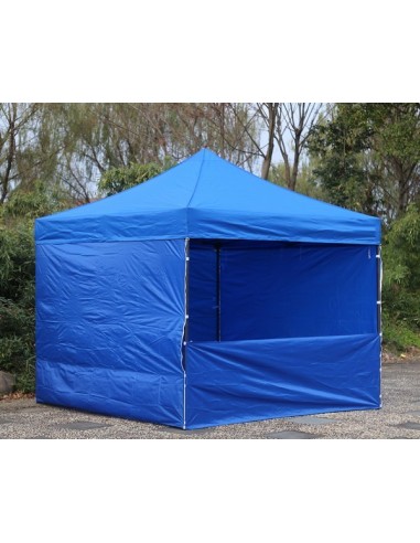 3x3 MT BLU Gazebo pieghevole impermeabile con pareti Acciaio 3cm - 6