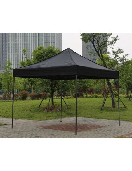 3x3 MT NERO Gazebo pieghevole impermeabile con pareti Acciaio 3cm - 14