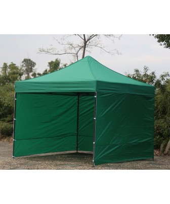3x3 MT VERDE Gazebo pieghevole impermeabile con pareti Acciaio 3cm - 1 2
