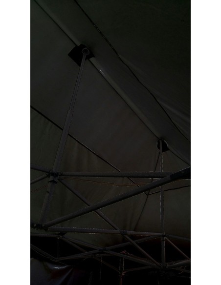 3x3 MT NERO Gazebo pieghevole impermeabile con pareti Acciaio 3cm - 18