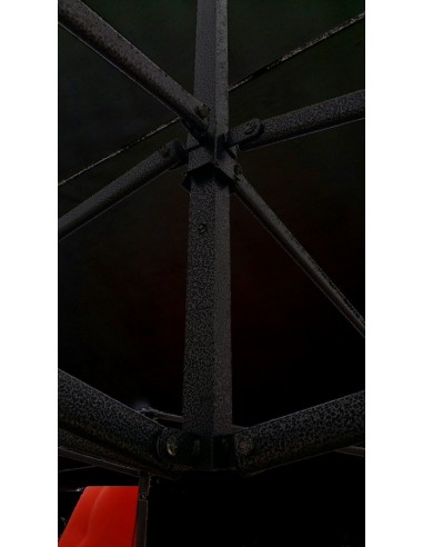 3x3 MT NERO Gazebo pieghevole impermeabile con pareti Acciaio 3cm - 21
