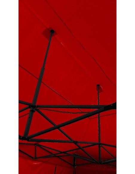 3x3 MT ROSSO Gazebo pieghevole impermeabile con pareti Acciaio 3cm - 21