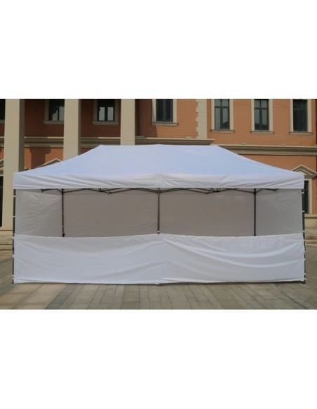 3x6 MT BIANCO Gazebo pieghevole impermeabile con pareti - 25
