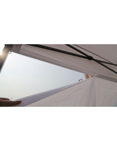 3x6 MT BIANCO Gazebo pieghevole impermeabile con pareti - 31