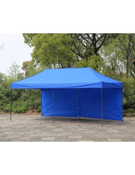 6x3 MT BLU Gazebo richiudibile impermeabile con pareti Acciaio 3cm - 4