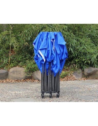 6x3 MT BLU Gazebo richiudibile impermeabile con pareti Acciaio 3cm - 6
