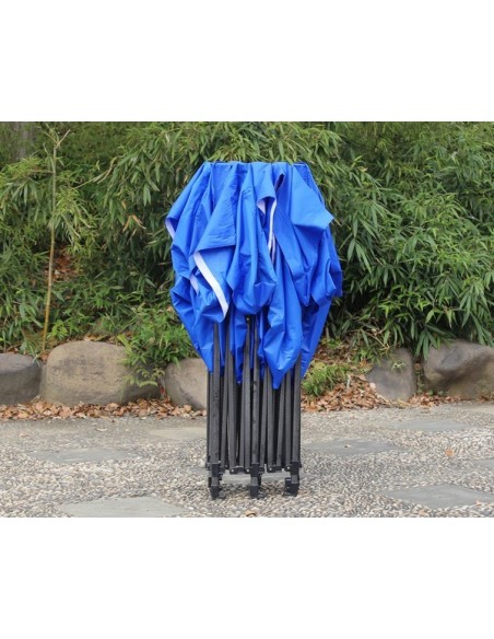 6x3 MT BLU Gazebo richiudibile impermeabile con pareti Acciaio 3cm - 6