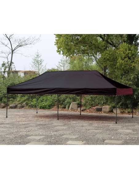 3x6 MT NERO Gazebo pieghevole impermeabile con pareti Acciaio 3cm - 2