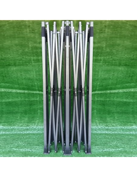 3x6 MT ROSSO Gazebo pieghevole impermeabile con pareti Acciaio 3cm - 11