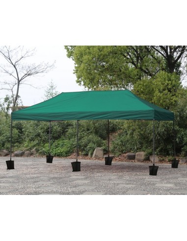 3x6 MT VERDE Gazebo pieghevole impermeabile con pareti Acciaio 3cm - 2