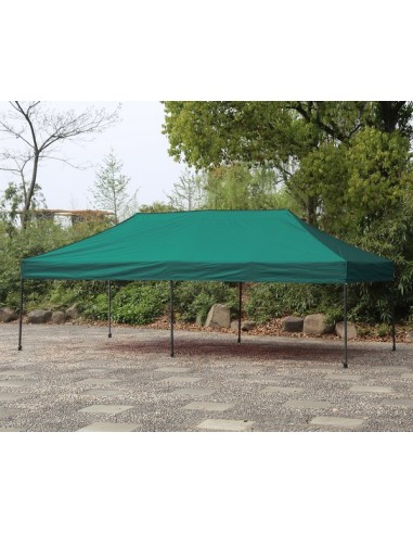 3x6 MT VERDE Gazebo pieghevole impermeabile con pareti Acciaio 3cm - 5