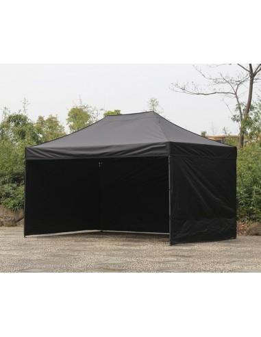 3x4.5 MT NERO Gazebo pieghevole impermeabile con pareti Acciaio 3cm - 10