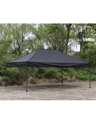 3x4.5 MT NERO Gazebo pieghevole impermeabile con pareti Acciaio 3cm - 9