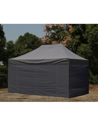3x4.5 MT NERO Gazebo pieghevole impermeabile con pareti Acciaio 3cm - 8