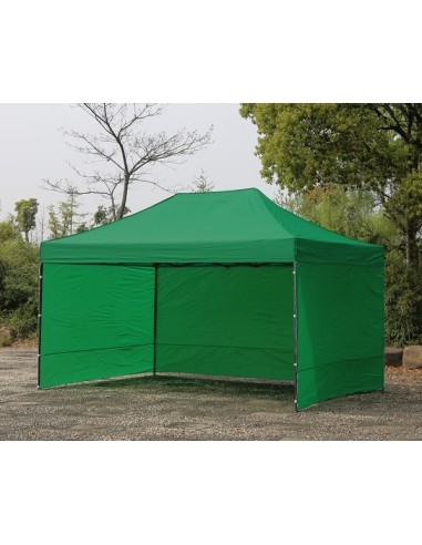 3x4.5 MT VERDE Gazebo pieghevole impermeabile con pareti Acciaio 3cm - 2