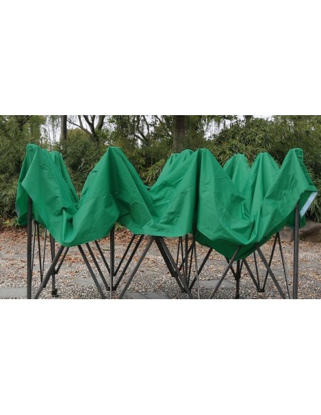 3x4.5 MT VERDE Gazebo pieghevole impermeabile con pareti Acciaio 3cm - 8