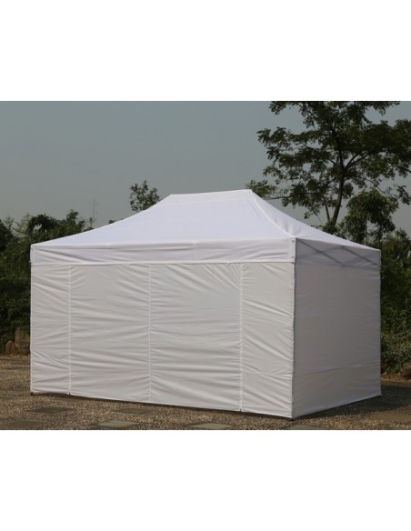 3x4.5 MT BIANCO Gazebo pieghevole impermeabile con pareti Acciaio 3cm - 8