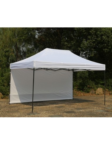 3x4.5 MT BIANCO Gazebo pieghevole impermeabile con pareti Acciaio 3cm - 4