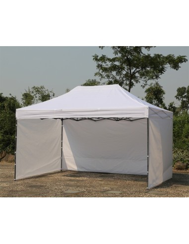 3x4.5 MT BIANCO Gazebo pieghevole impermeabile con pareti Acciaio 3cm - 2