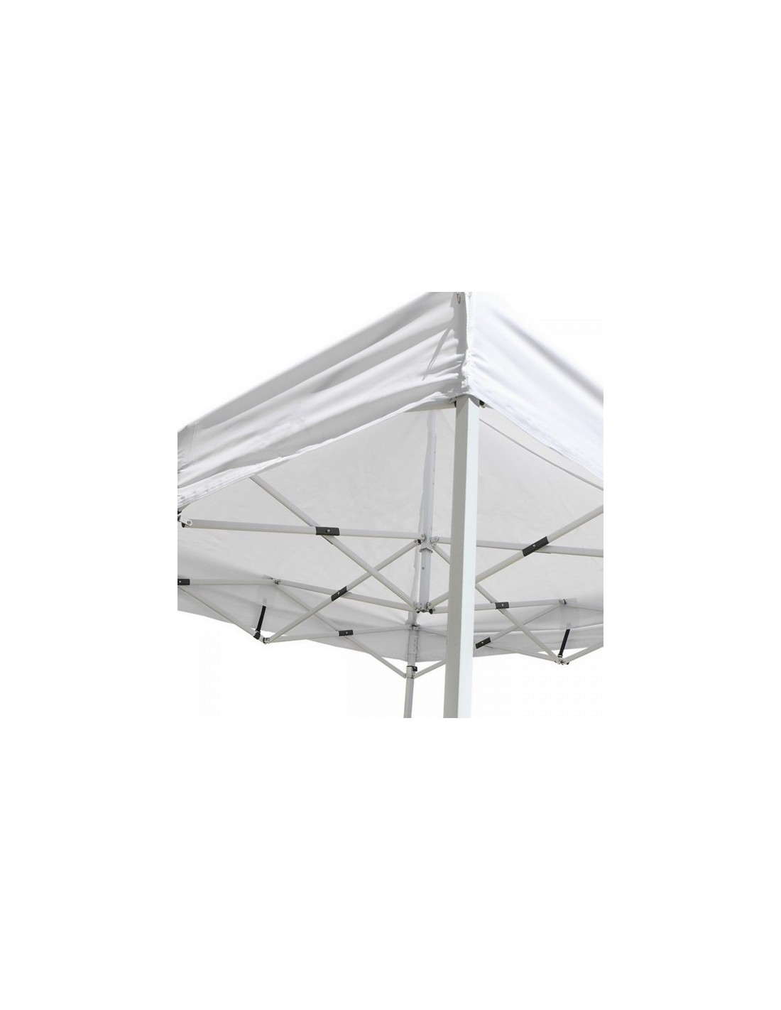 Gazebo pieghevole professionale 3x2mt - Acciaio 3cm - Bianco