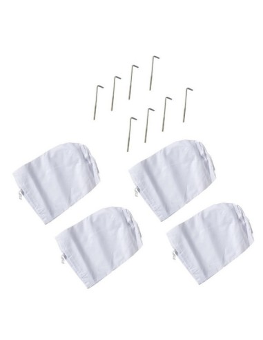 2x2 MT BIANCO Gazebo pieghevole impermeabile con pareti Acciaio 3cm - 17