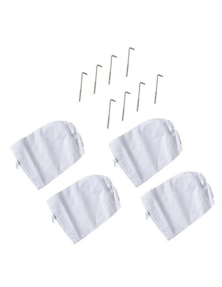 2x2 MT BIANCO Gazebo pieghevole impermeabile con pareti Acciaio 3cm - 17
