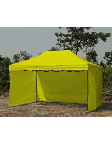 3x4.5 MT GIALLO Gazebo pieghevole impermeabile con pareti Acciaio 3cm - 4