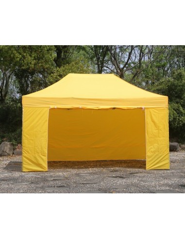 3x4.5 MT GIALLO Gazebo pieghevole impermeabile con pareti Acciaio 3cm - 12