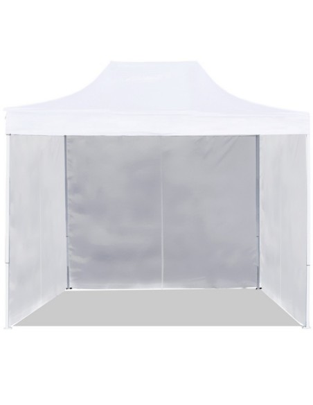 3x2 MT BIANCO Gazebo pieghevole impermeabile con pareti Acciaio 3cm - 3